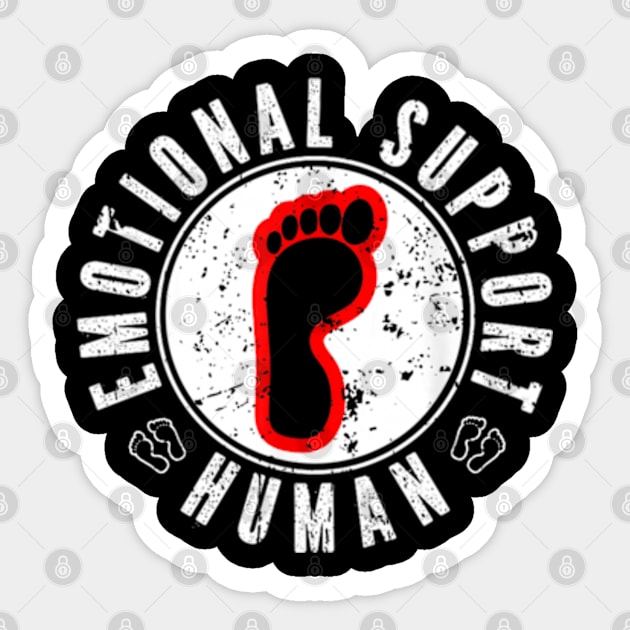 Human Do Not Pet for, Emotional Service Support Animal Sticker by DarkStile